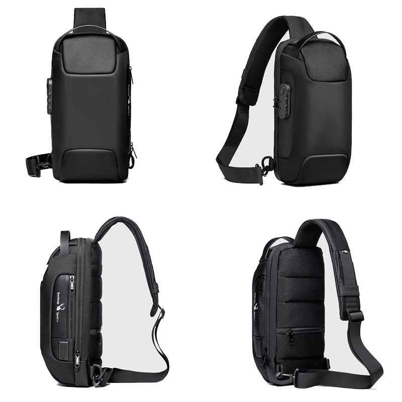 Men Chest Bag Messenger Bag Anti-Theft Shoulder Bags Chest Bag Pack for Male