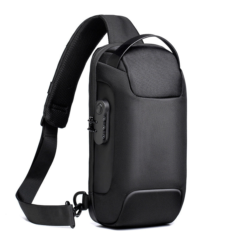 Men Chest Bag Messenger Bag Anti-Theft Shoulder Bags Chest Bag Pack for Male