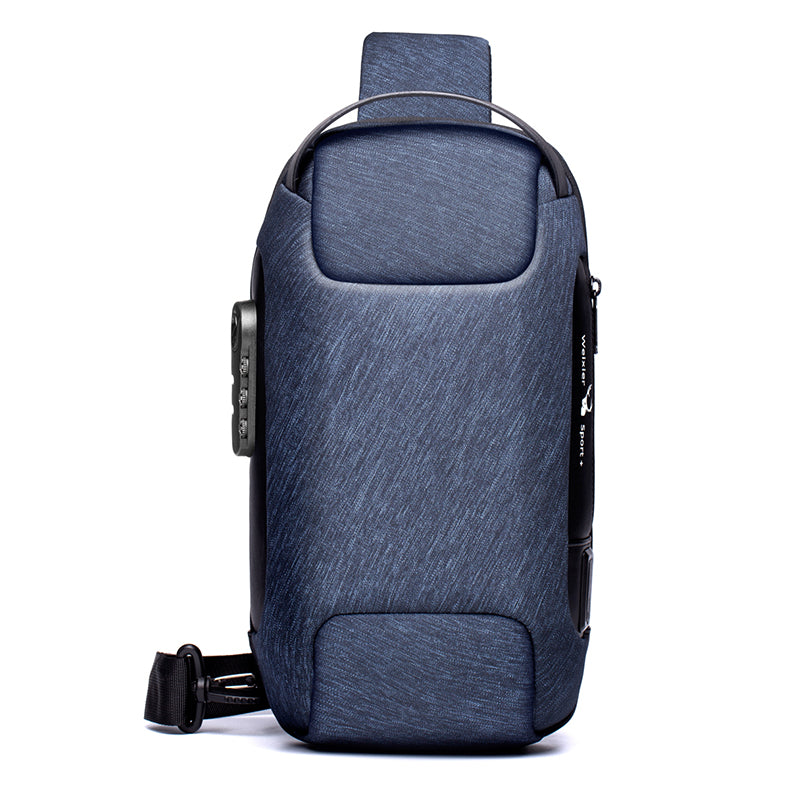 Men Chest Bag Messenger Bag Anti-Theft Shoulder Bags Chest Bag Pack for Male